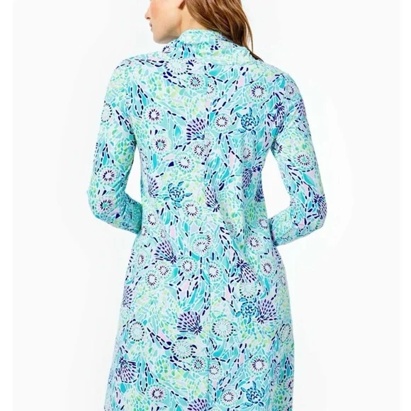 Lilly Pulitzer Size X-Large, Lilshield Spf 50 Meryl Chillylilly - Picture 2 of 4